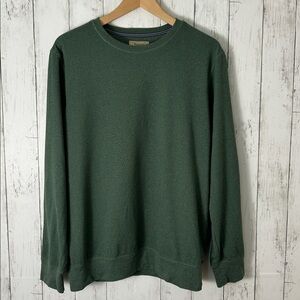 Boston Traders Forest Green Knit Pullover Men’s M Quiet Luxury Old Money Style